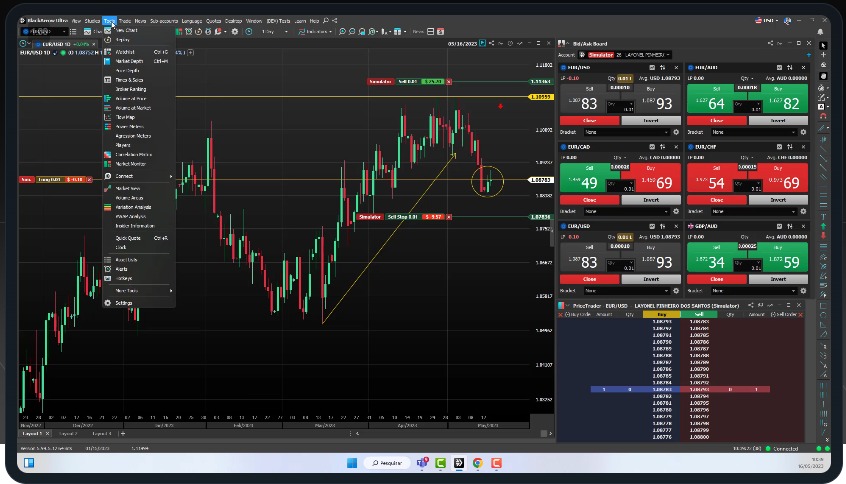 Plataforma de negociação